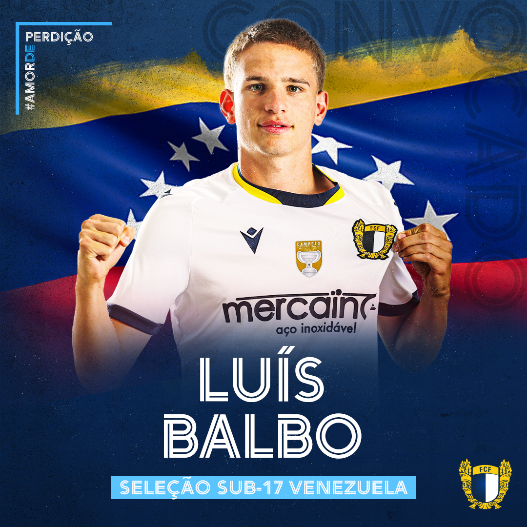 Luís Balbo convocado para o Mundial de sub-17 - FC Famalicão